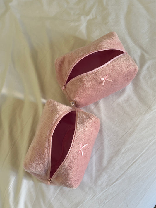 La trousse - doudou rose