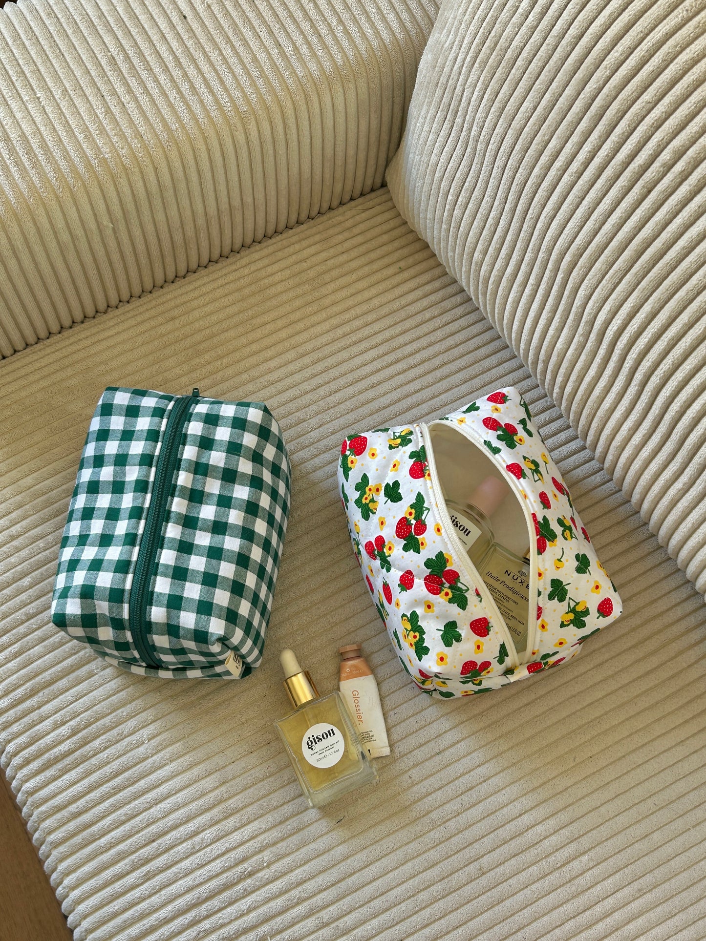 La trousse - green vichy