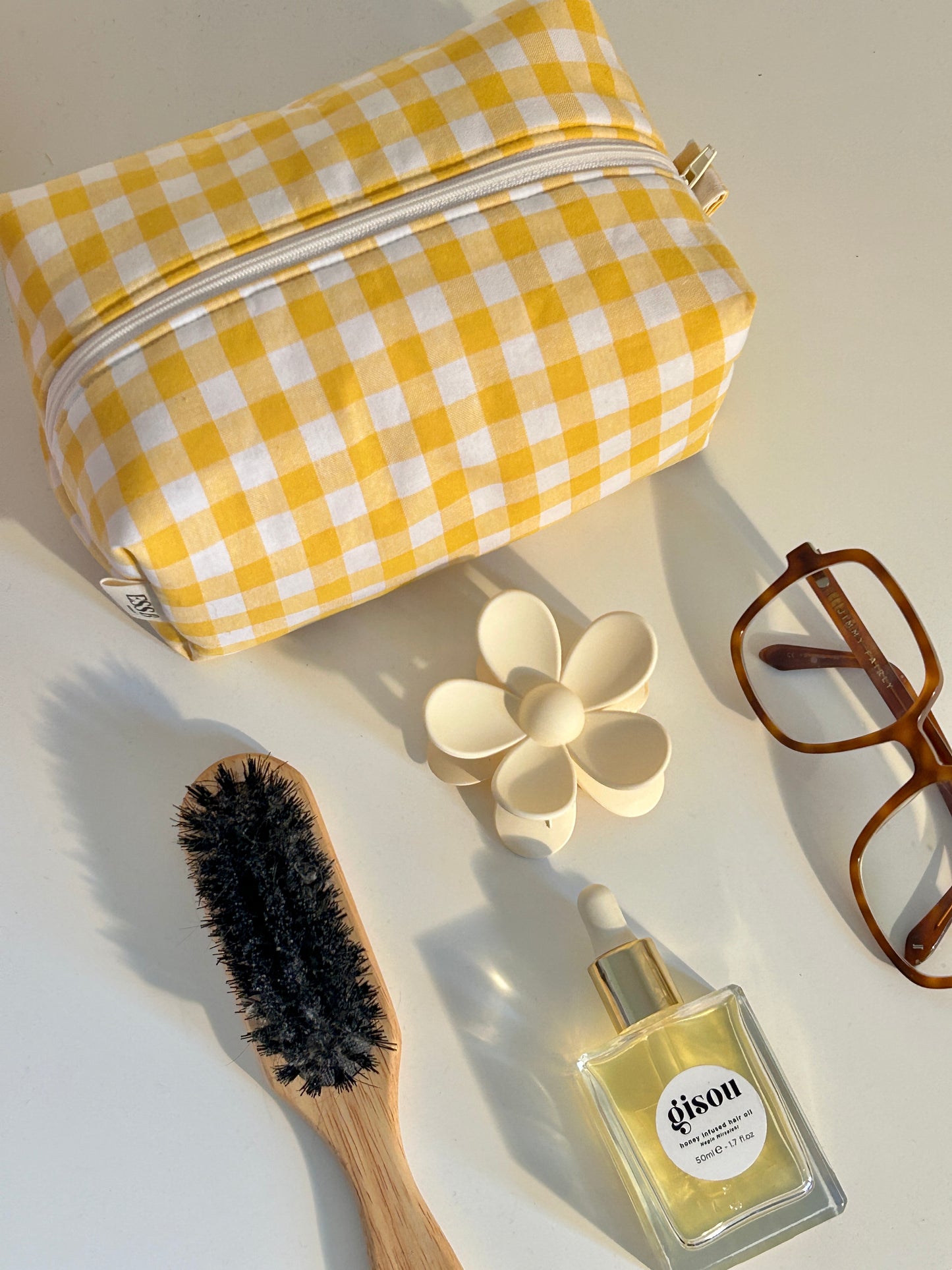 La trousse - yellow vichy