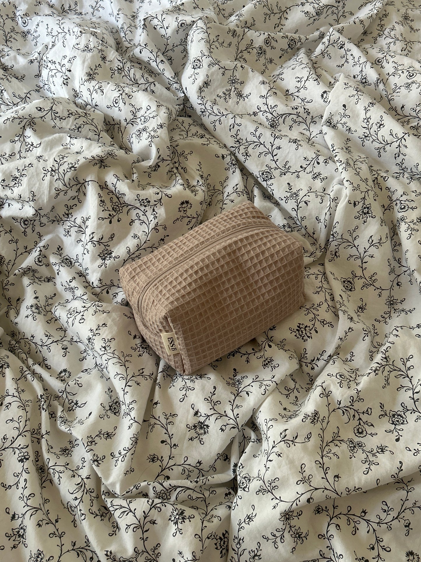 La trousse - beige waffle